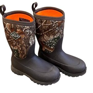 Muck Kids' Camouflage and Black Rain/Snow Boots, Size 1
